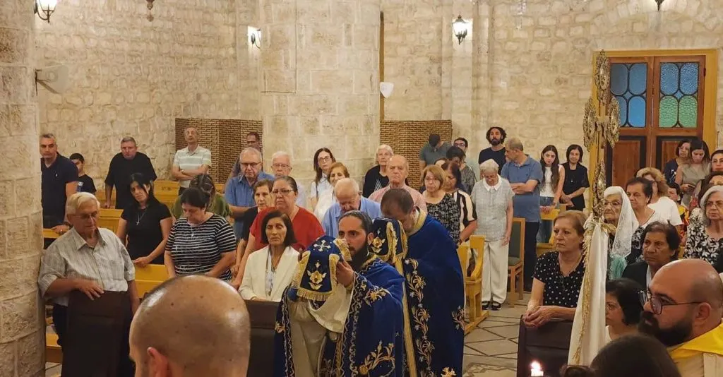 القداس الإلهي عشية عيد ميلاد السيدة العذراء في حيفا